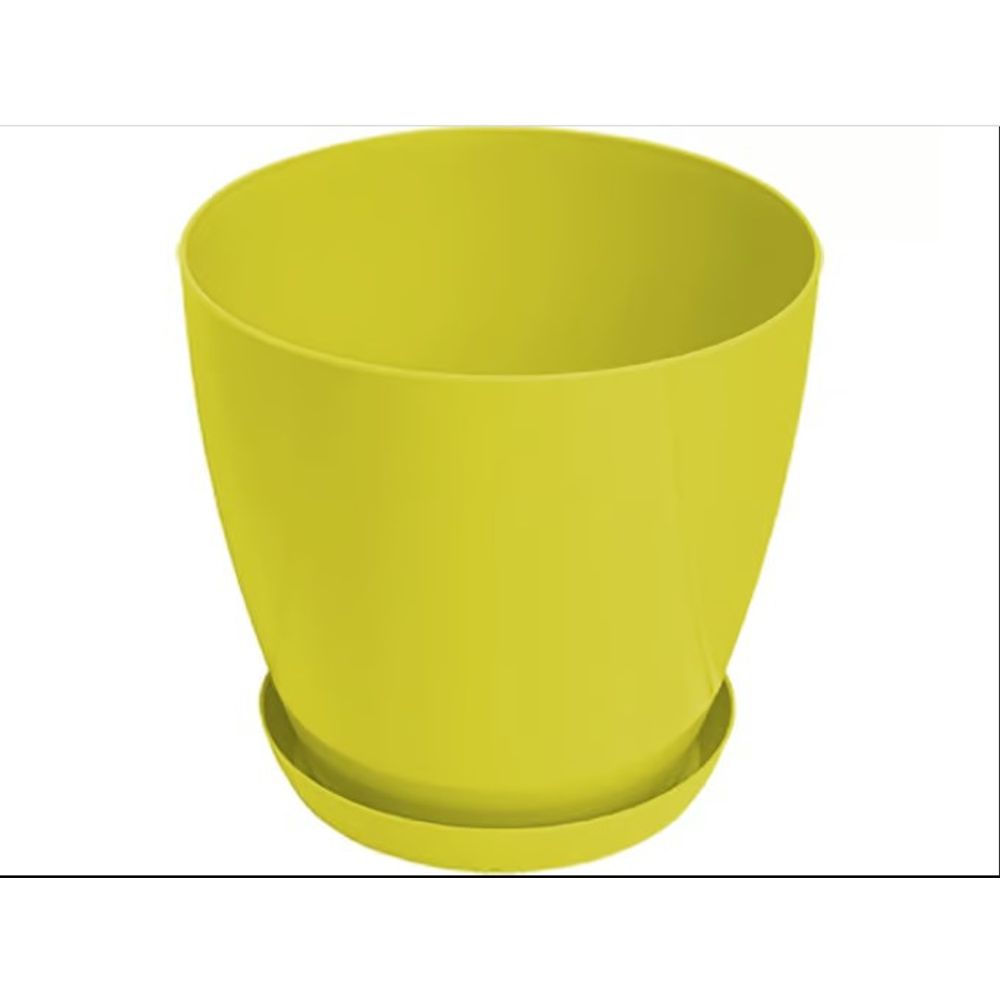 Gardino Saksija LUX 28cm sa podmetacem zelena pa slika 1