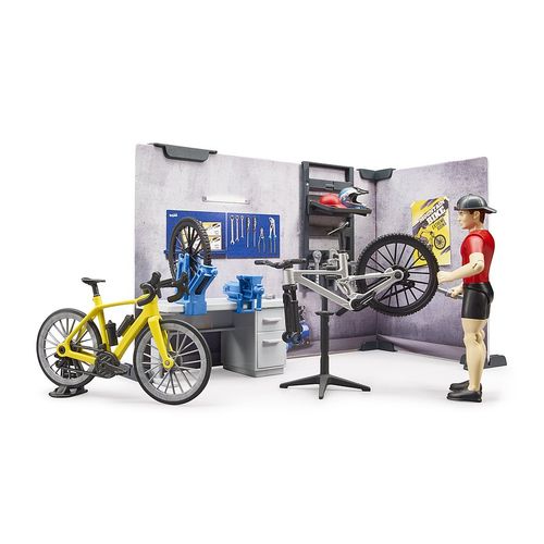 Bruder Set Sa Figurama BikeShop slika 1