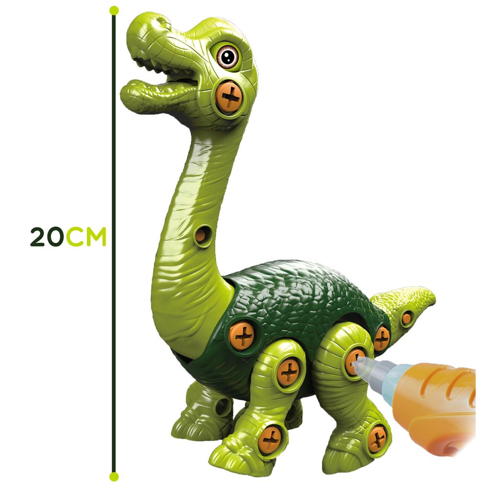 Woopie set za okretnu konstrukciju dinosaura + bušilica 31 kom. slika 8