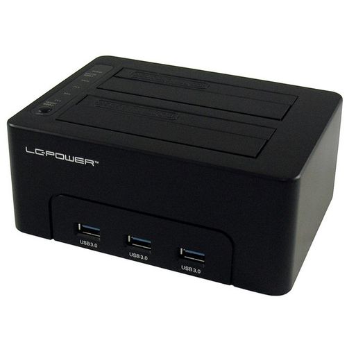 LC-Power dock za SSD/HDD, 3xUSB Hub, USB 3.0 slika 1