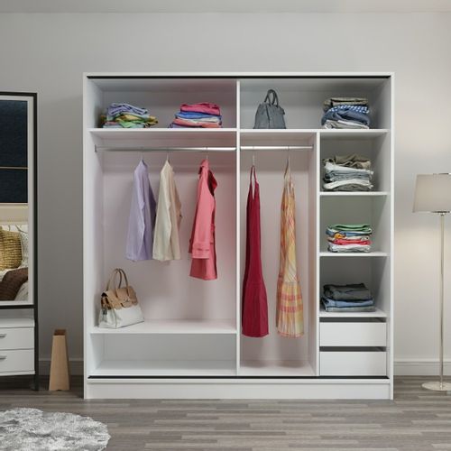 Kale - 3968 WhiteBlack Wardrobe slika 3