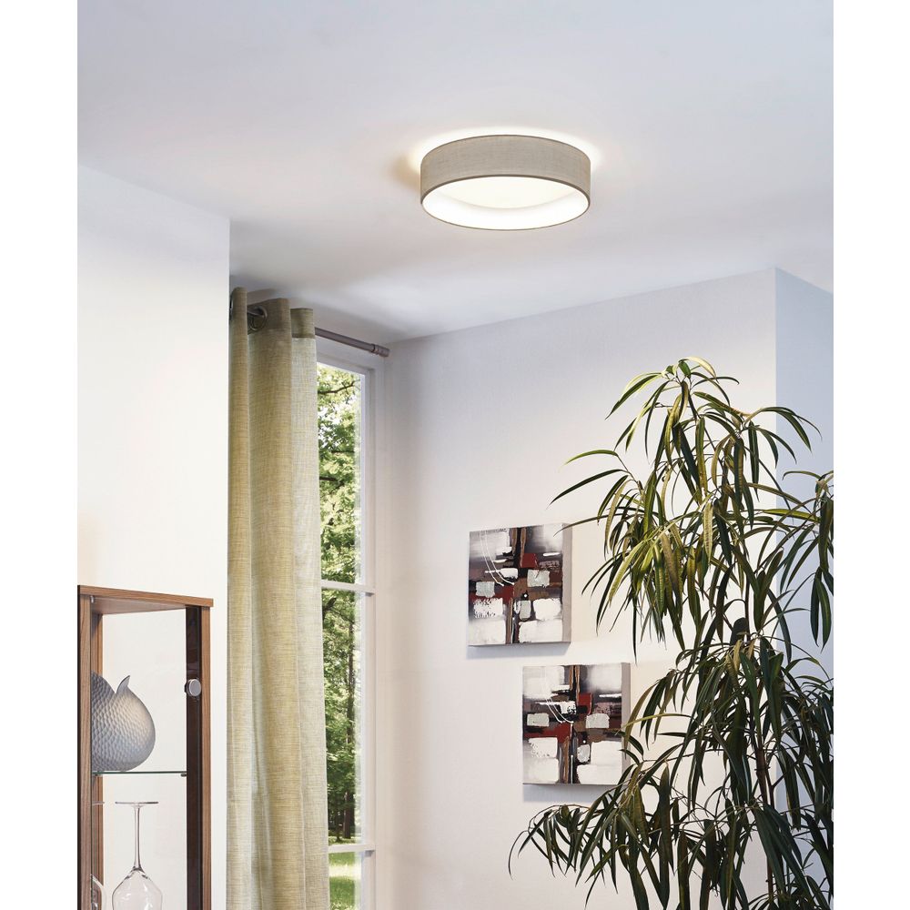 Eglo Ppasteri plafonjera sa LED osvjetljenjem, 1x12W, Ø320 mm, sivozelena slika 8