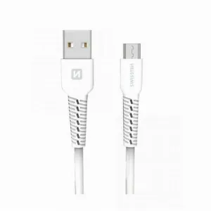 Swissten kabl USB/Micro USB 1,0m bela