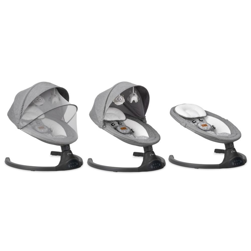 Momi Električna ležaljka Lami Kenani, Dark Grey slika 13
