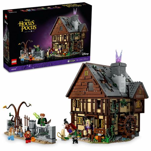 Playset Lego Disney Hocus Pocus - Sanderson Sisters' Cottage 21341 2316 Dijelovi slika 1