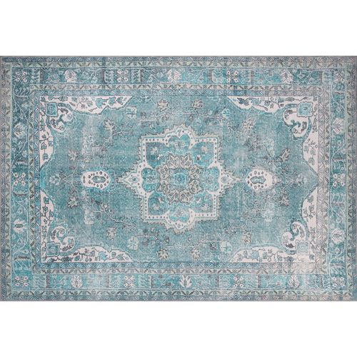 Blues Chenille - Green AL 158  Multicolor Carpet (140 x 190) slika 2