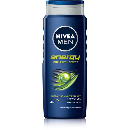 NIVEA Men Energy Gel za tuširanje 500 ml slika 1