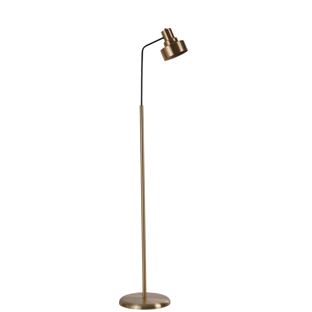 Opviq Podna lampa 449, zlatna, crna slika 2
