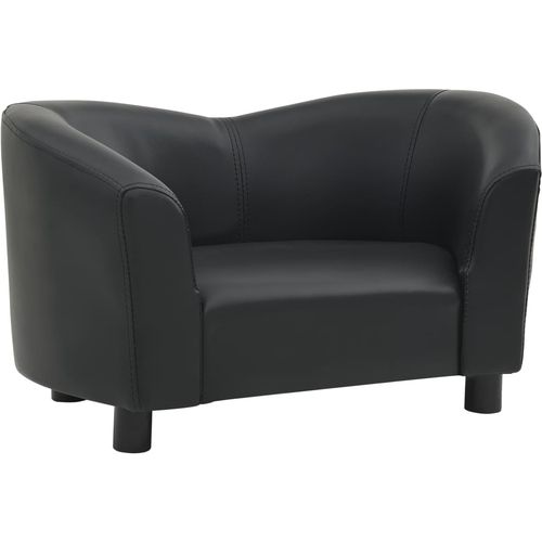 Sofa za pse crna 67 x 41 x 39 cm od umjetne kože slika 18