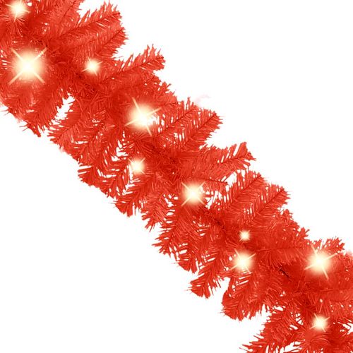 Božićna girlanda s LED svjetlima 5 m crvena slika 3