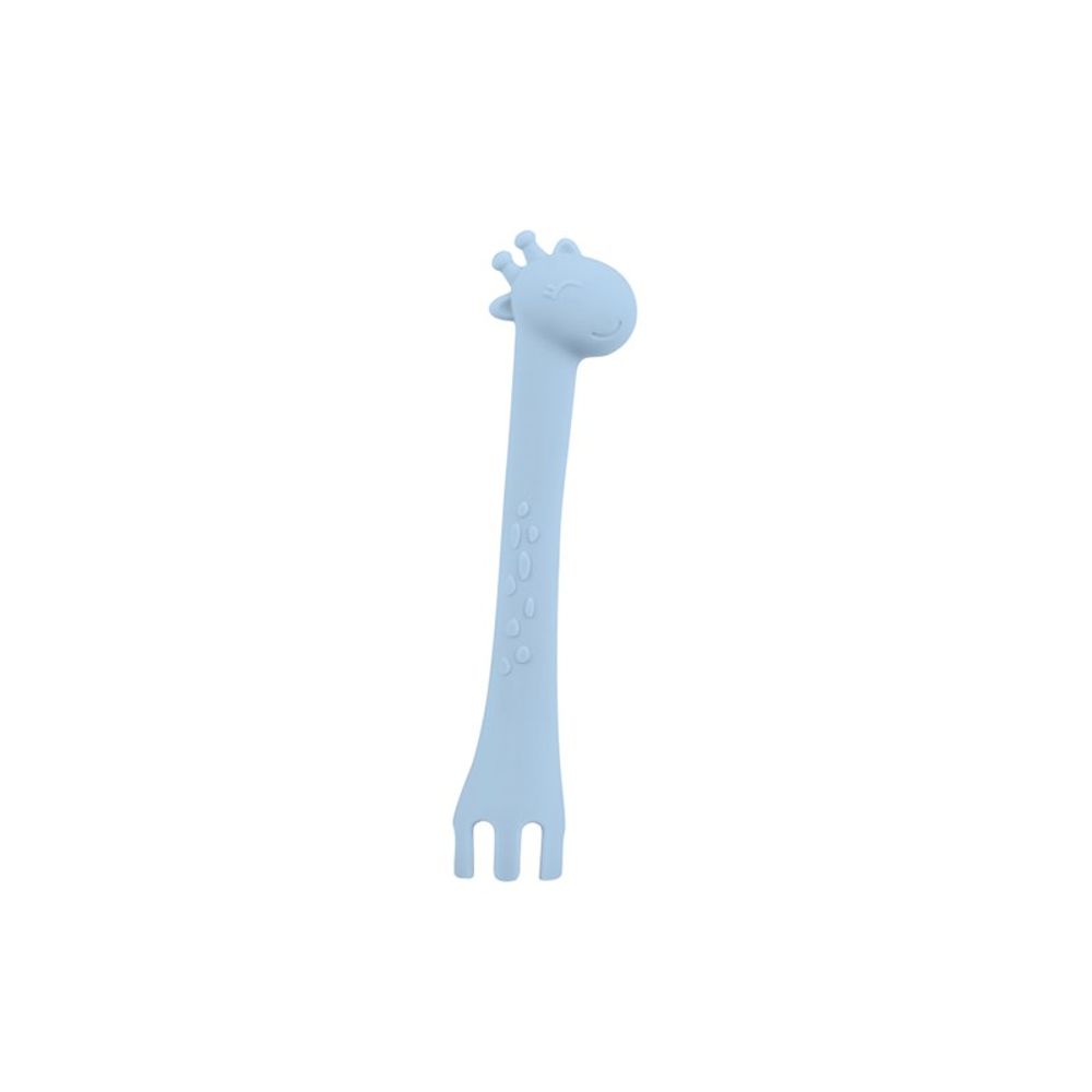 Kikka Boo Silikonska kašika Giraffe, Plava slika 2