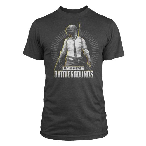 JINX Majica PUBG Level 3 Premium Tee - Velika - Tamno Siva slika 1