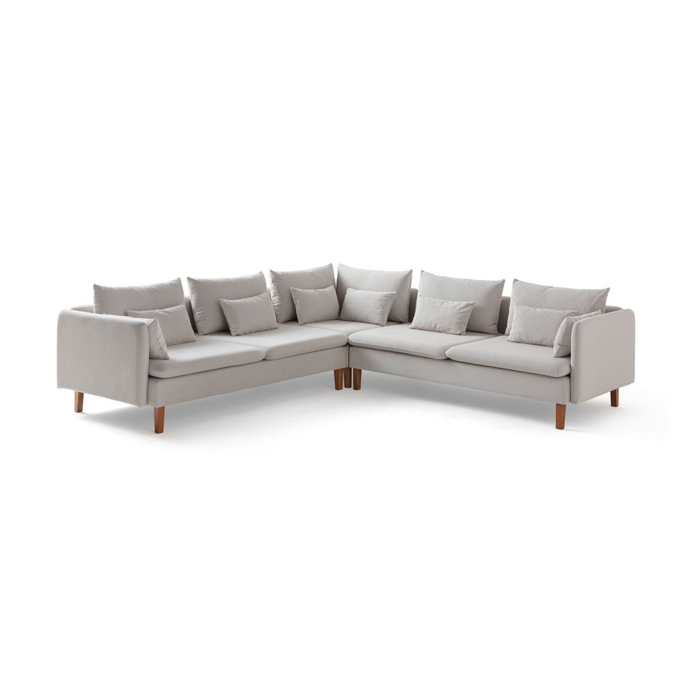 Ugaona Sofa Flexy L - boja: krem slika 6