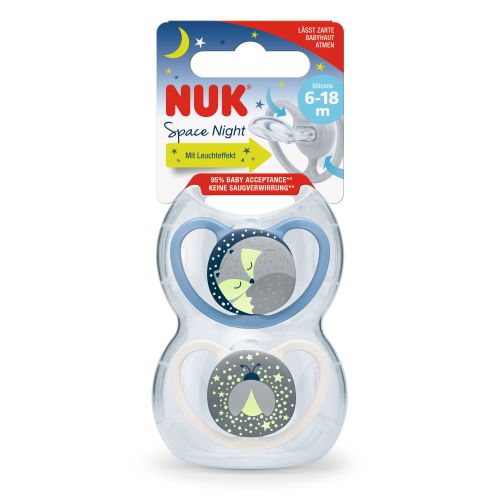 NUK duda varalica - silikon Space Night space&amp;night 6-18 m 10736619 slika 7