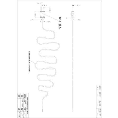 VOLTCRAFT TP-202 senzor zraka  0 do 250 °C 1.00 m Tip tipala K slika 3