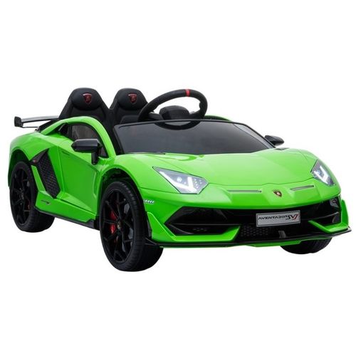 Licencirani Lamborghini Aventador zeleni - auto na akumulator slika 1