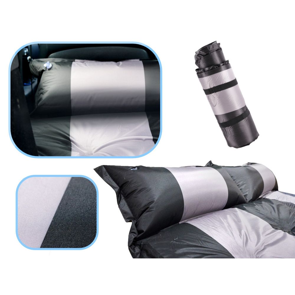 Madrac auto krevet na napuhavanje 180x120cm crni slika 3