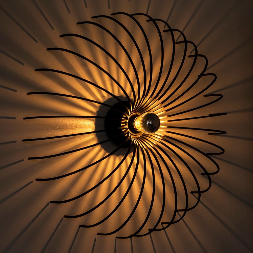 Zidna lampa Aspendos - N-643 Crna slika 6
