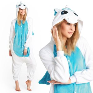 Pidžama Kigurumi Jednorog plavi M