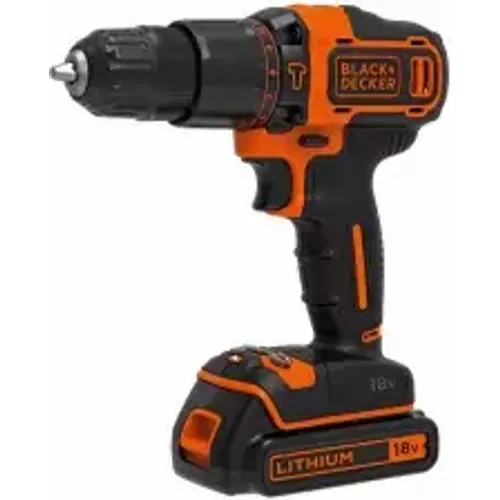 Black & Decker akumulatorska bušilica-odvijač 18V s 1x1.5Ah baterijom BDCHD18K slika 1