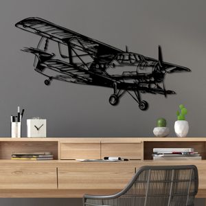 Aereo-1 Black Decorative Metal Wall Accessory