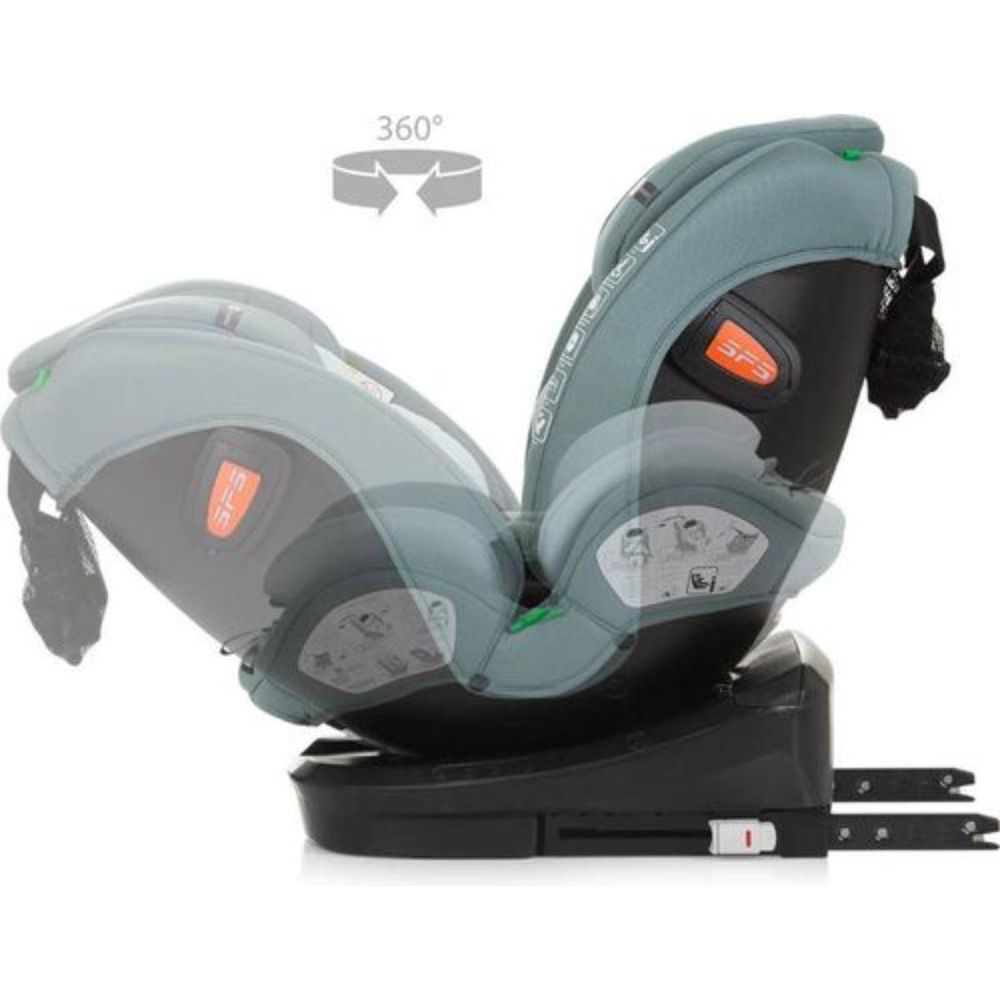 Chipolino Autosjedalica Volare i-Size 40-150cm Isofix Stkvlr02404pg, Pastel Green slika 9