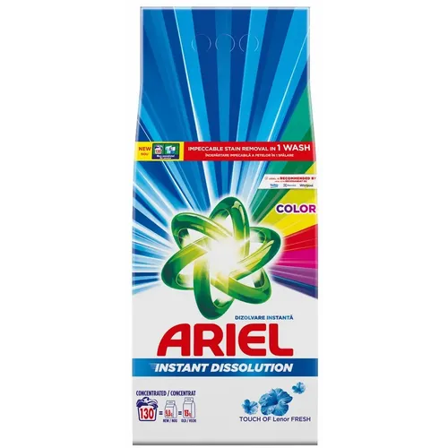 Ariel prašak za veš Touch of Lenor Color 9.75kg ,130 pranja slika 1