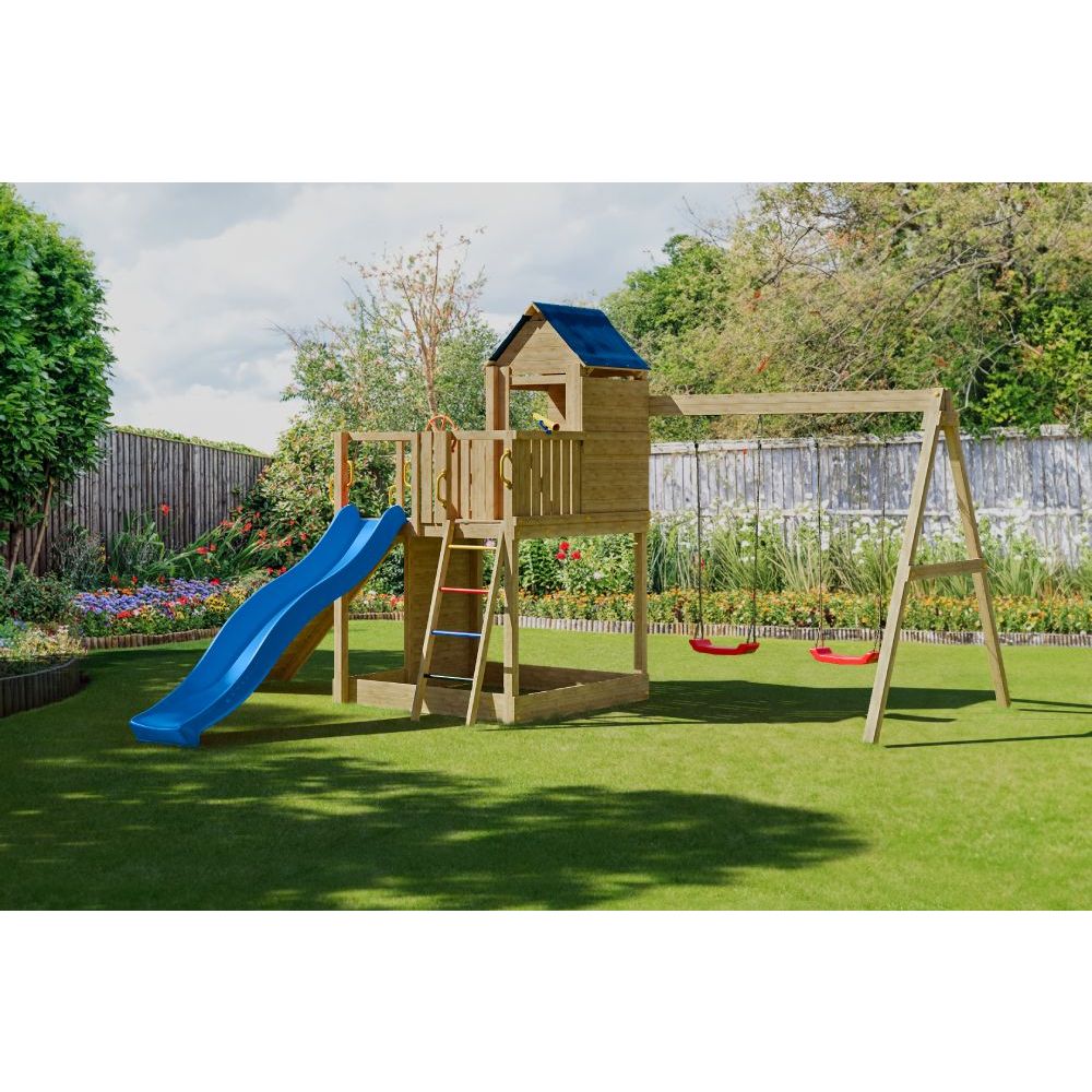 Fungoo Set TREEHOUSE 3 - Drveno dječije igralište slika 6