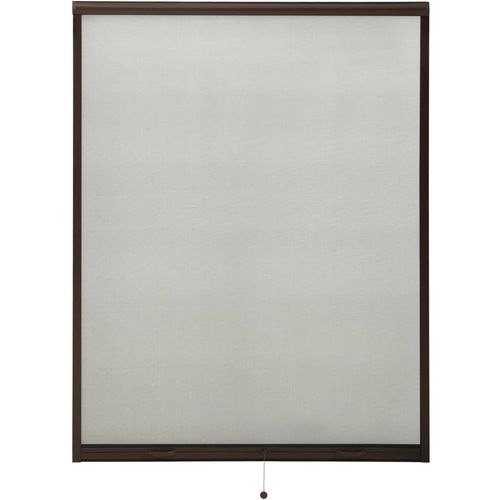Zaslon protiv insekata za prozore smeđi 130 x 170 cm slika 9