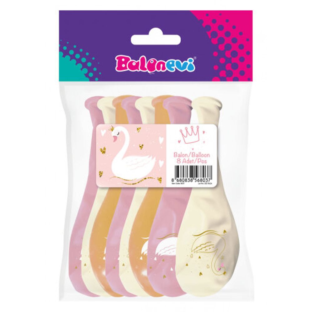Baloni set 8/1 30 cm SWAN slika 1