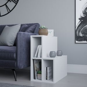 Lemont - White White Side Table