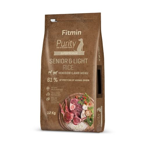 Fitmin Dog Purity Senior & Light Divljač i Jagnjetina sa Pirinčem, hrana za pse 2kg slika 1