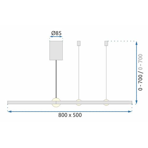 TOOLIGHT Led svjetiljka Black Ring + daljinski upravljač APP763-30-50 slika 16