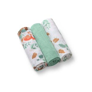 BabyOno Tetra pelene Muslin Jesen, zelena