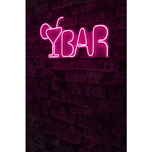 Dekorativna LED rasveta u obliku natpisa 'Bar' - Pink slika 2