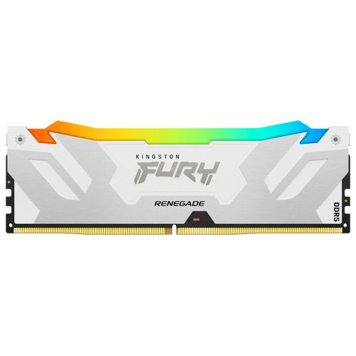 KINGSTON DIMM DDR5 16GB 6400MT/s KF564C32RWA-16 FURY Renegade RGB White slika 6