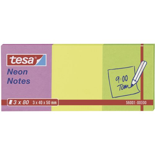 tesa ljepljiva bilješka 56001-00-00 40 mm x 50 mm  ružičasta, žuta, zelena 240 list slika 4