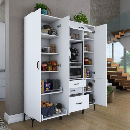 JE144 - 3114 White Multi Purpose Cabinet slika 8