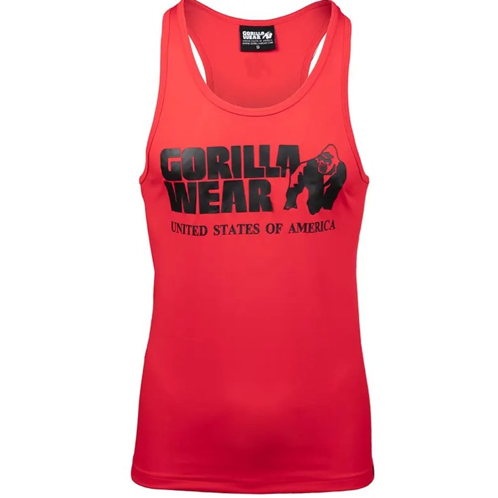 Gorilla Wear CLASSIC Trening Majica bez rukava, Crvena slika 3