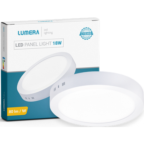 Lumera Lighting LED panel 18W, 4200K, nadgradni, okrugli slika 1