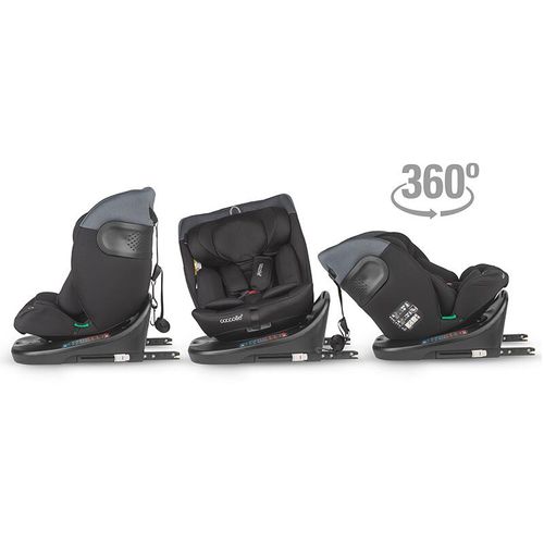 Coccolle® Autosjedalica Atira iSize 360° 40-150cm Isofix, Diamond Black slika 7