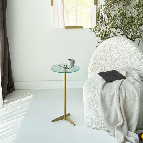 Solis 25 - Gold, Transparent Gold
Transparent Side Table slika 1