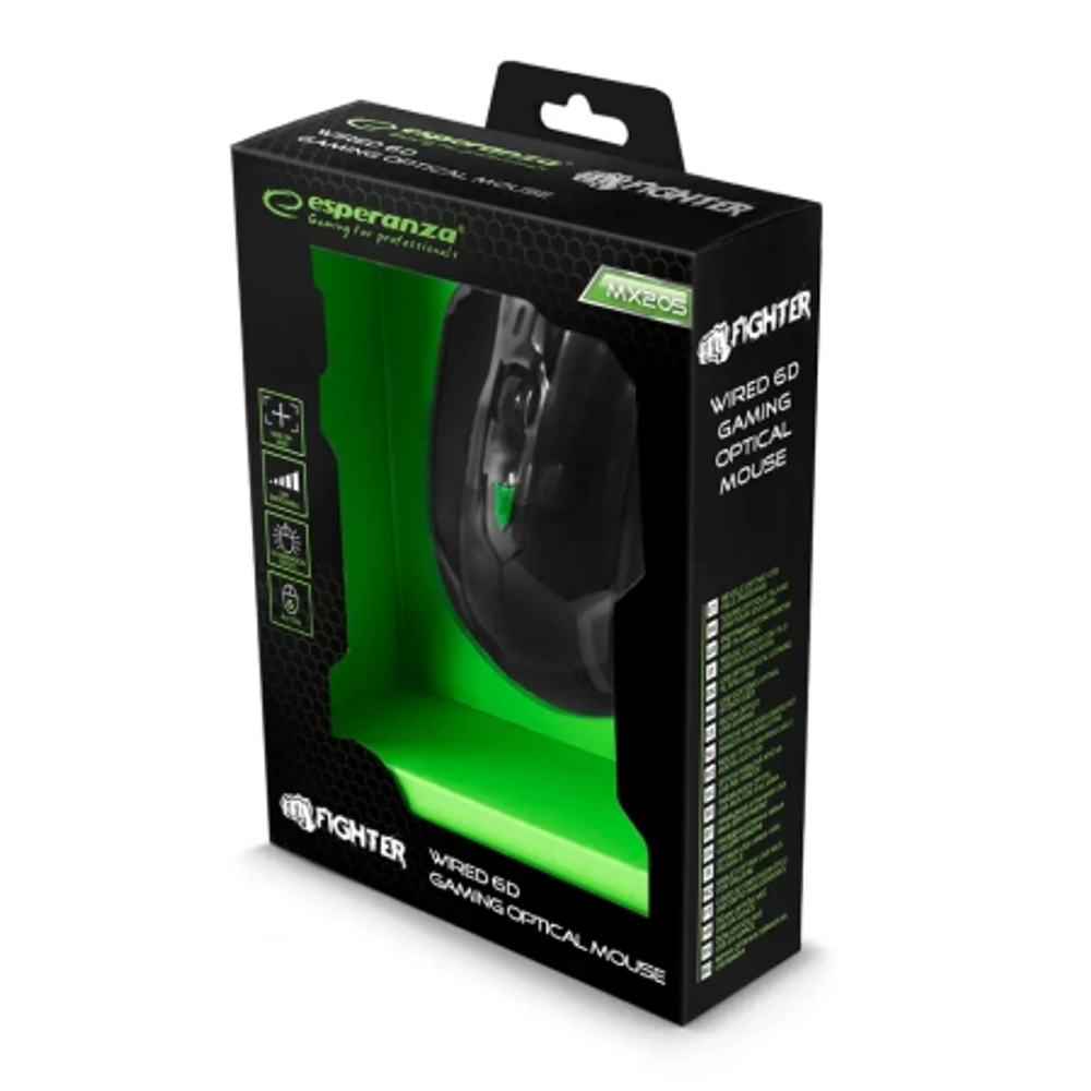 Esperanza Gaming Miš EGM205G Fighter slika 4
