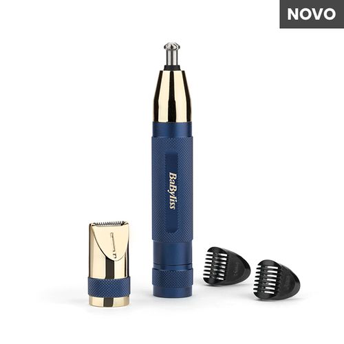 Babyliss E112E navy gold mini trimer za nos, uši i obrve slika 1