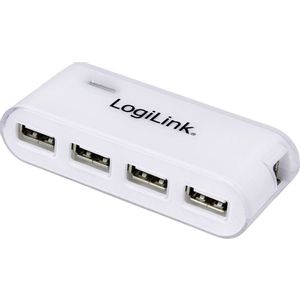 LogiLink USB 2.0 HUB, 4-Port, beli