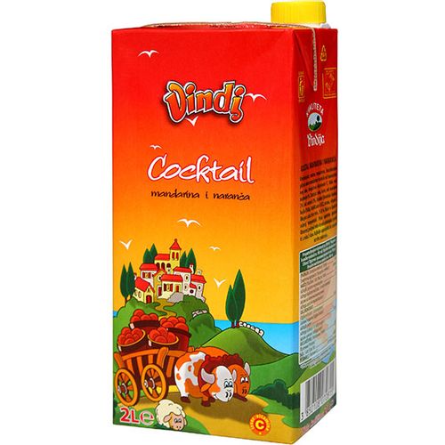 Vindi cocktail mandarina naranča 2l  slika 1