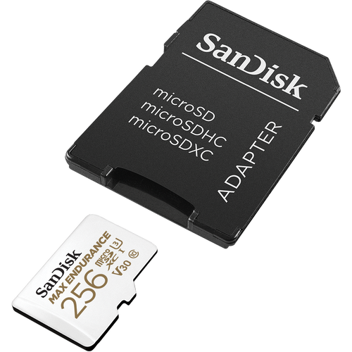 SanDisk MAX ENDURANCE microSDXC 256GB + SD Adapter slika 3