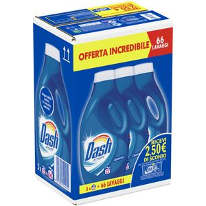 Dash tekući deterdžent Regular paket - 66 pranja (3x22)