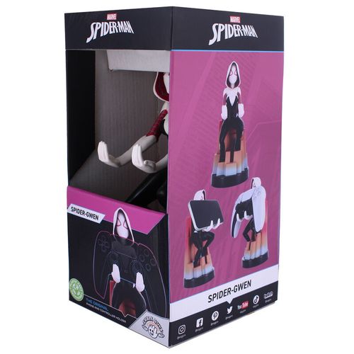 Marvel Spiderman Spider Gwen Figura s Držačem Kabela 20cm slika 9