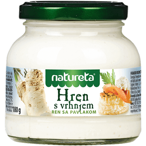 Natureta hren s vrhnjem 180g  slika 1